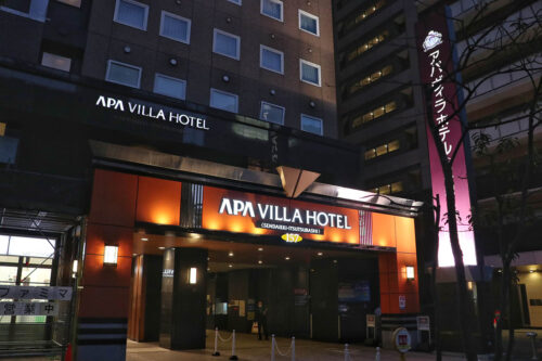 APA Villa Hotel 仙台駅五橋門口